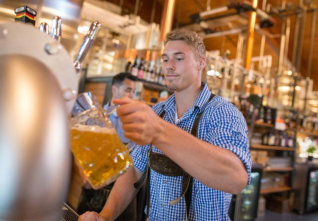 Bavarian Bierhaus bartender